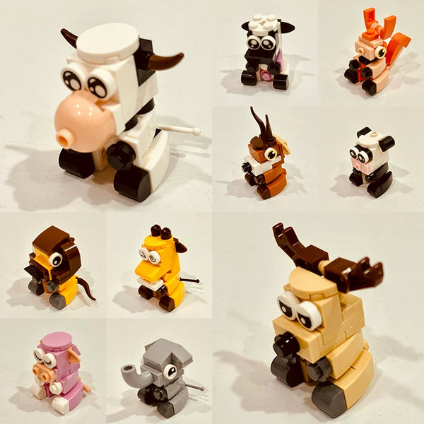Miniature Building Block Collection (10-Pack)