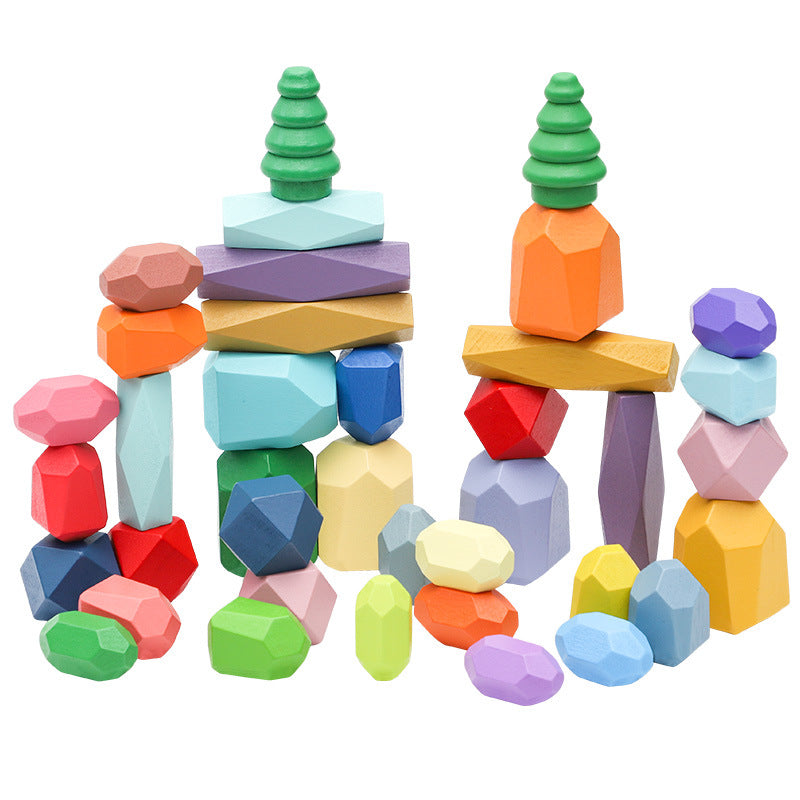 Nordic Wooden Stacking Stones – The 'Zen' Balance Set Fantastik Curios