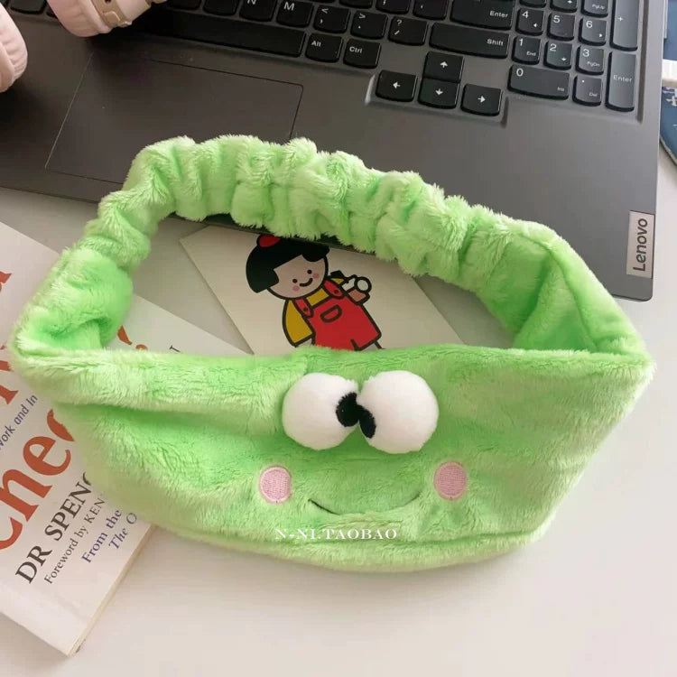 Plush Cartoon Character Spa Hairband