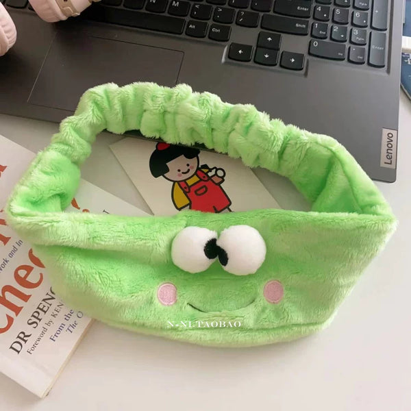 Plush Cartoon Character Spa Hairband