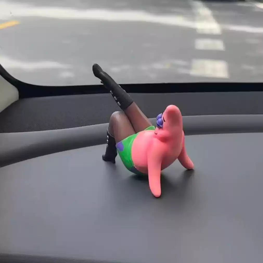 Funny Starfish Figure in High Boots