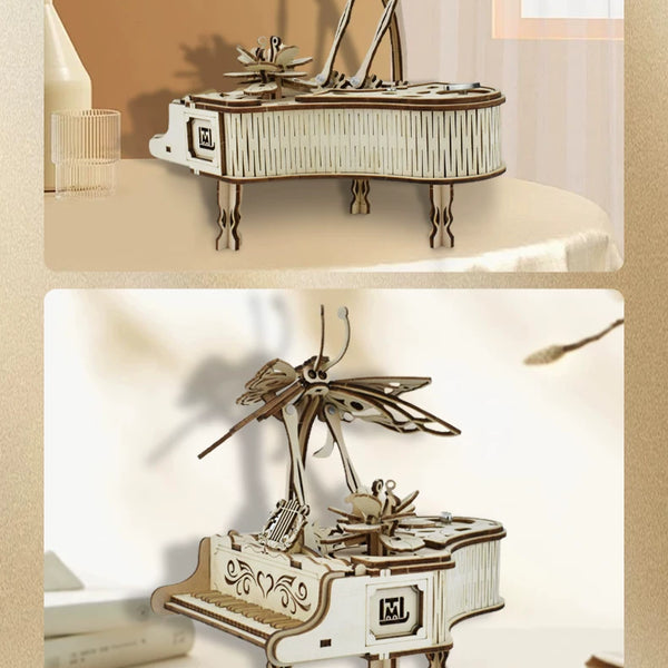 DIY Wooden Piano Music Box Kit