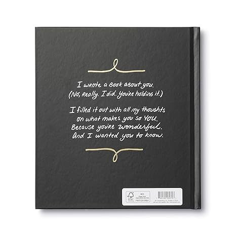 "I Wrote A Book About You" Fill-In Gift Book