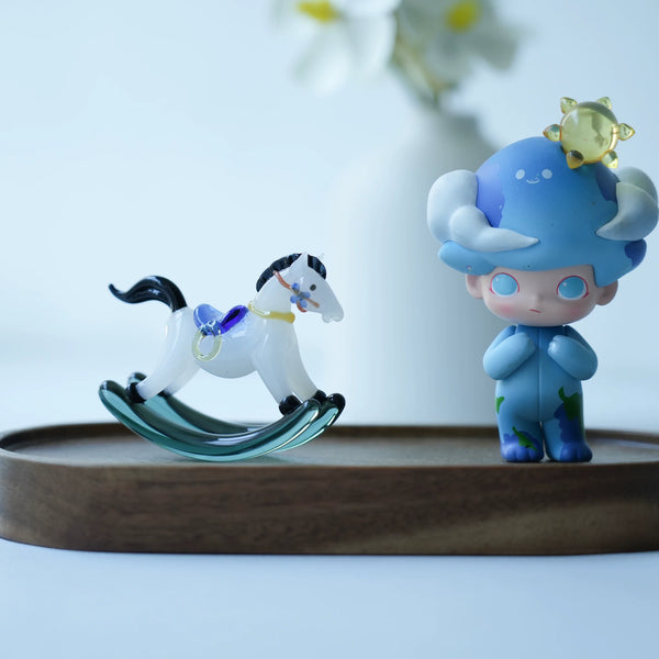 Handmade Glass Rocking Horse Ornament
