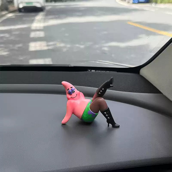 Funny Starfish Figure in High Boots