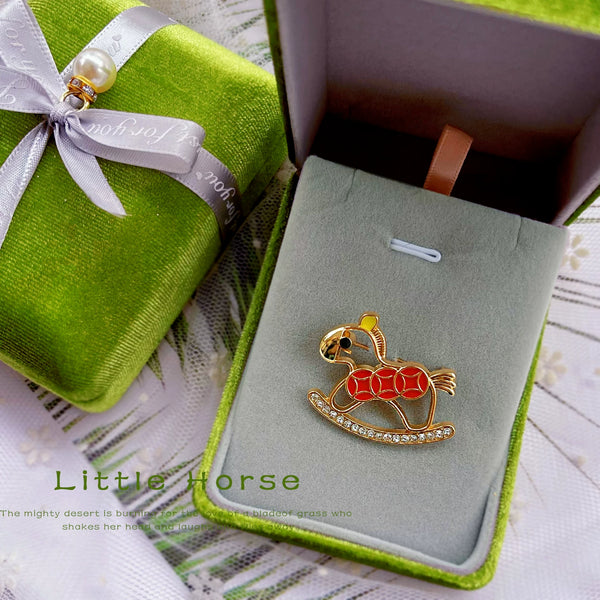 Little Horse Brooch Gift Set