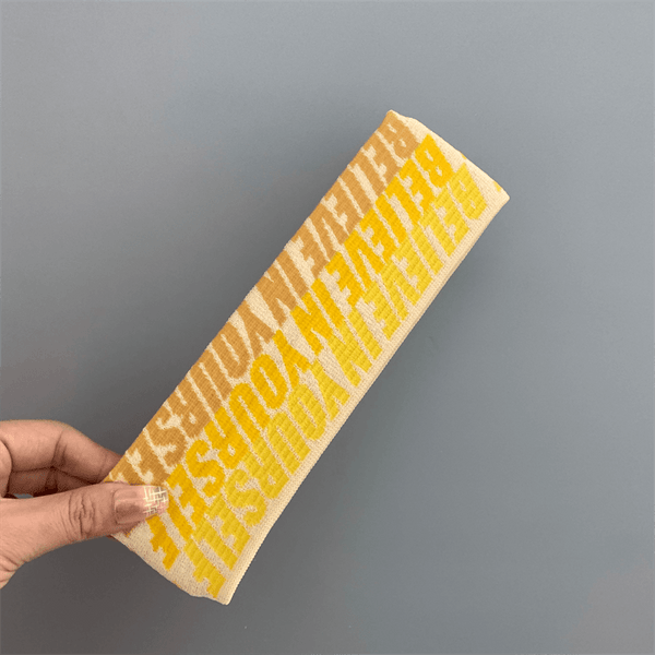 Sporty Lettered Elastic Headband