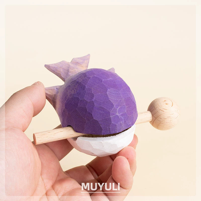 Carved Wooden Fish Desk Ornament