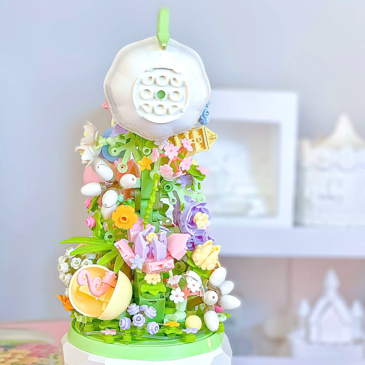 Cascading Eternal Floral Building Block Bouquet