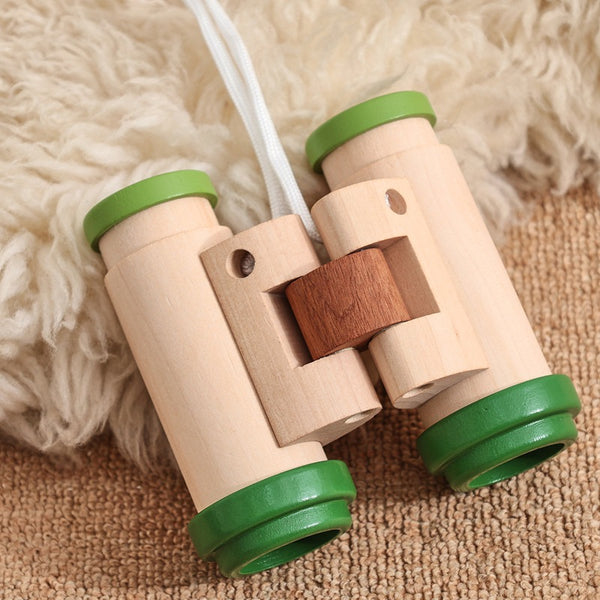 Little Explorer’s Adjustable Wooden Binoculars