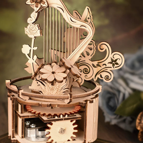 DIY Wooden Instrument Music Box Kit
