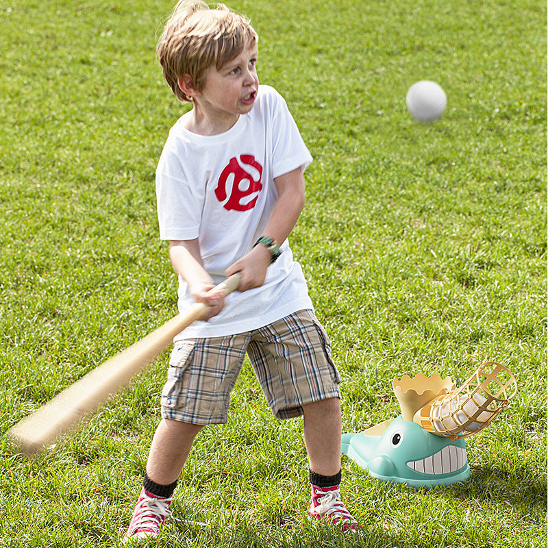 Whale-of-a-Time Automatic Baseball Launcher Set Fantastik Curios