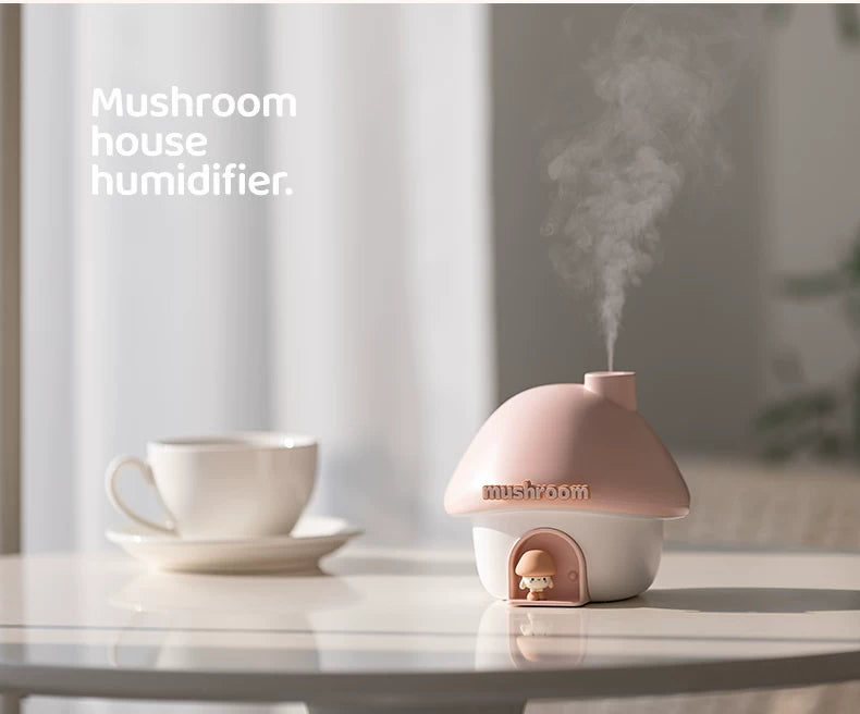 Mushroom House Humidifier and Sunset Night Light