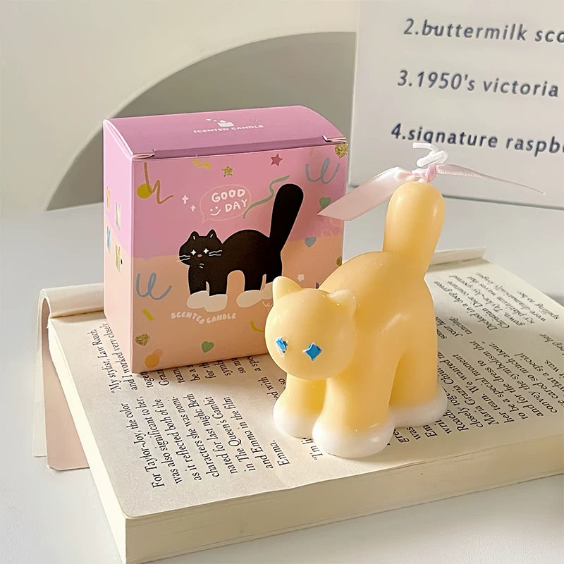 Cat-Shaped Scented Candle Ornament