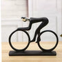 Minimalist Abstract Cyclist Sculpture
