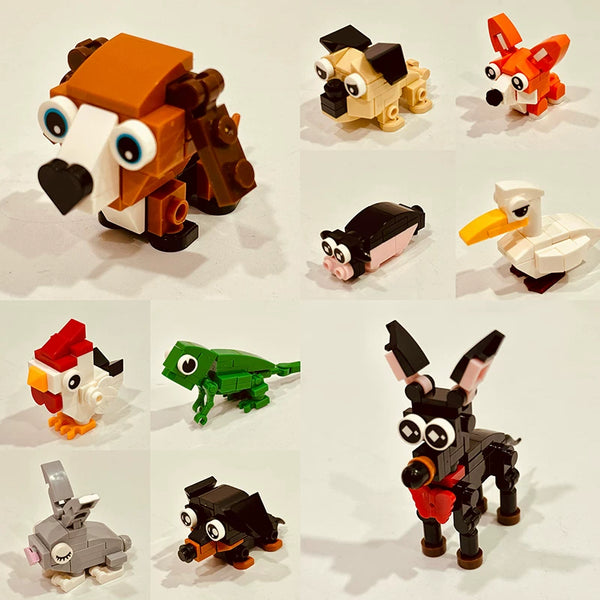 Miniature Building Block Collection (10-Pack)
