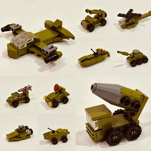 Miniature Building Block Collection (10-Pack)