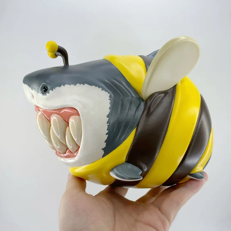Chubby Grinning Shark Figure
