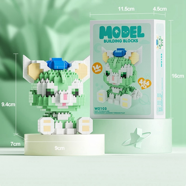 Cute Cartoon Micro Building Block Kit