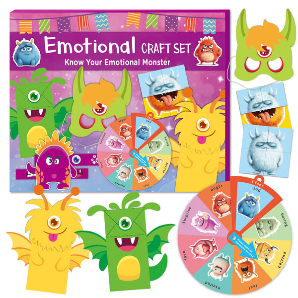 Little Monsters Emotional Craft & Puppet Kit Fantastik Curios