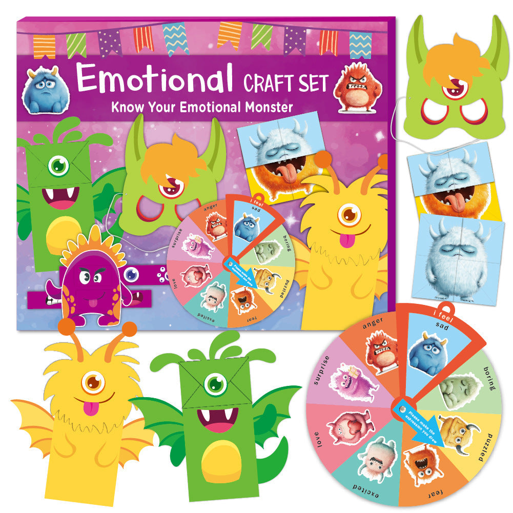Little Monsters Emotional Craft & Puppet Kit Fantastik Curios