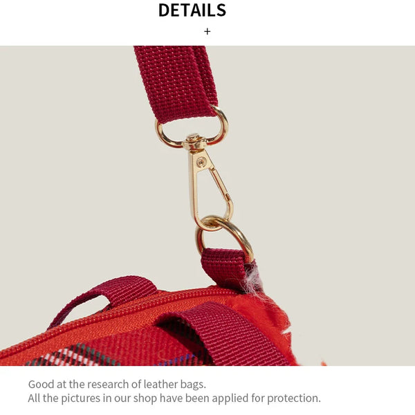 West Highland Terrier Plush Crossbody Bag