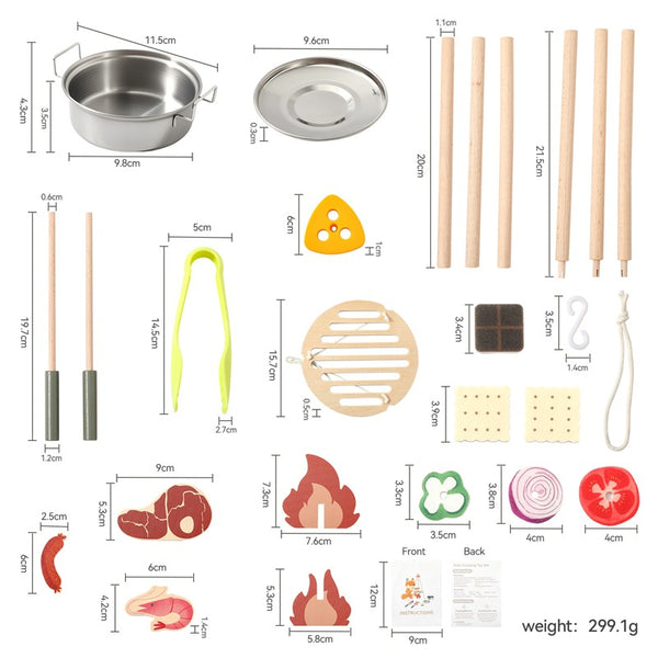 Little Explorer’s Campfire & BBQ Grilling Set