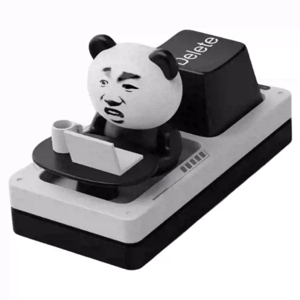 Funny Table Flipping Panda Figure