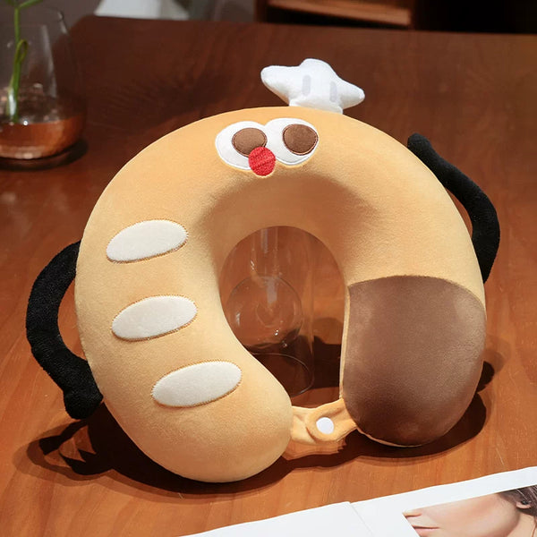Soft Plush Food-Themed Neck Pillow