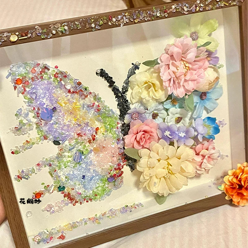 DIY Crystal Butterfly Art Frame Kit