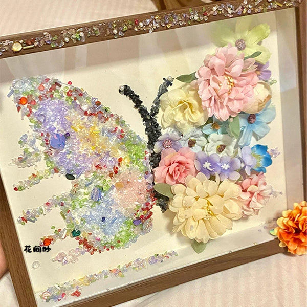 DIY Crystal Butterfly Art Frame Kit