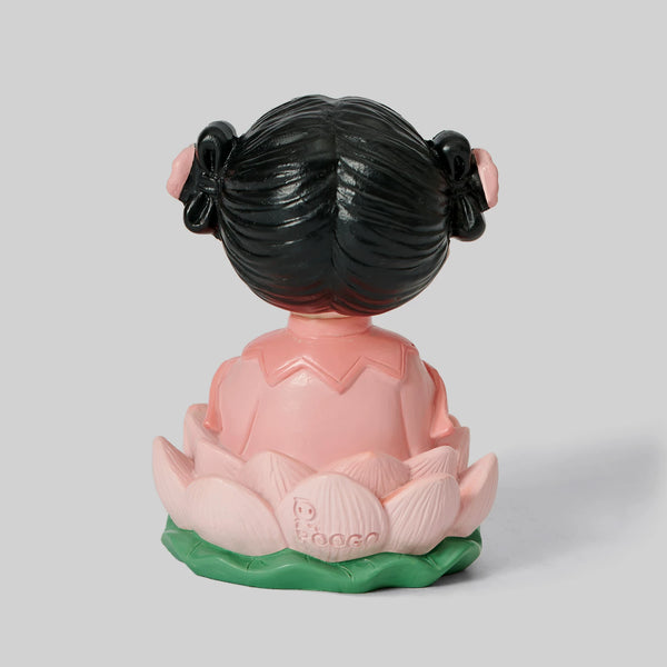 Meditating Lotus Girl Figurine
