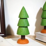 Hand-Carved Wooden Miniature Tree Desk Ornament FantastiKurios