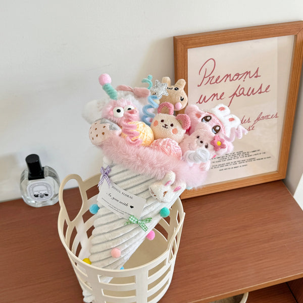 Ice Cream Plush Doll Bouquet