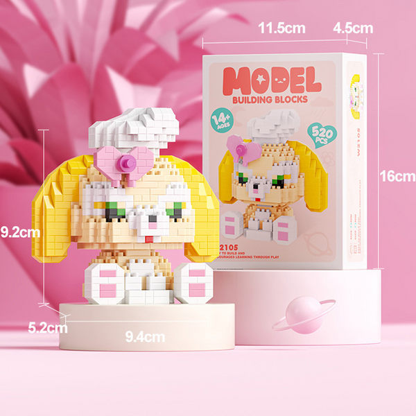 Cute Cartoon Micro Building Block Kit
