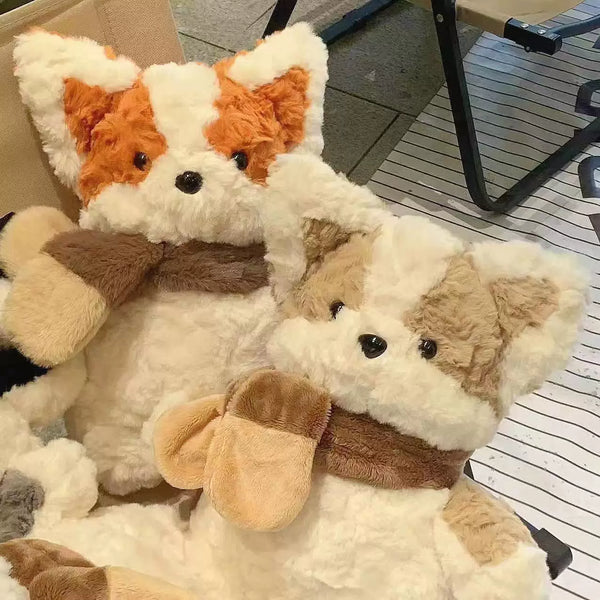 Soft Scarf Puppy Plush Toy