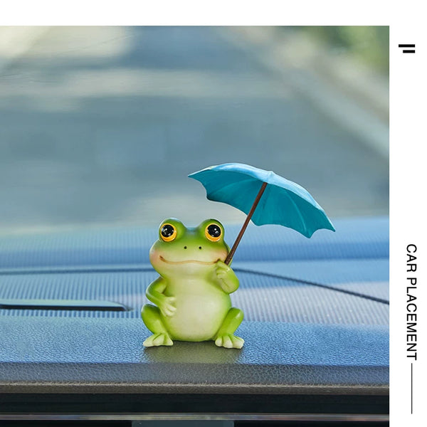 Miniature Garden Frog Figurine