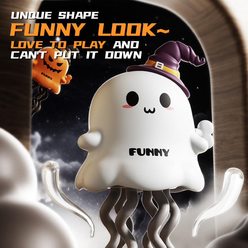 👻 The Wobbly Witch Wind-Up Ghost Toy Fantastik Curios