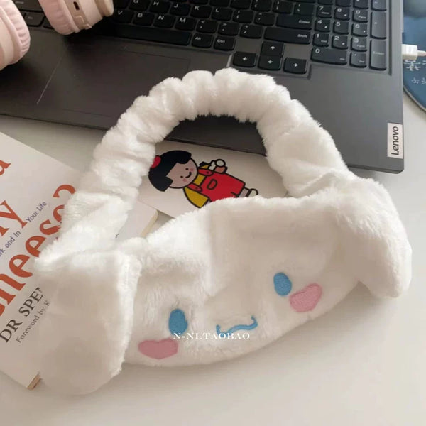 Plush Cartoon Character Spa Hairband