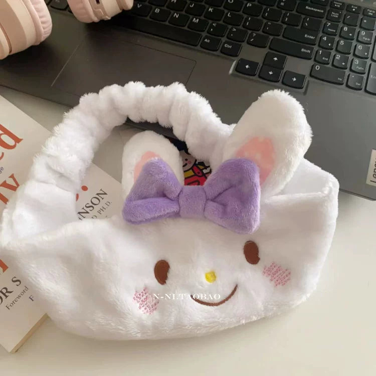 Plush Cartoon Character Spa Hairband
