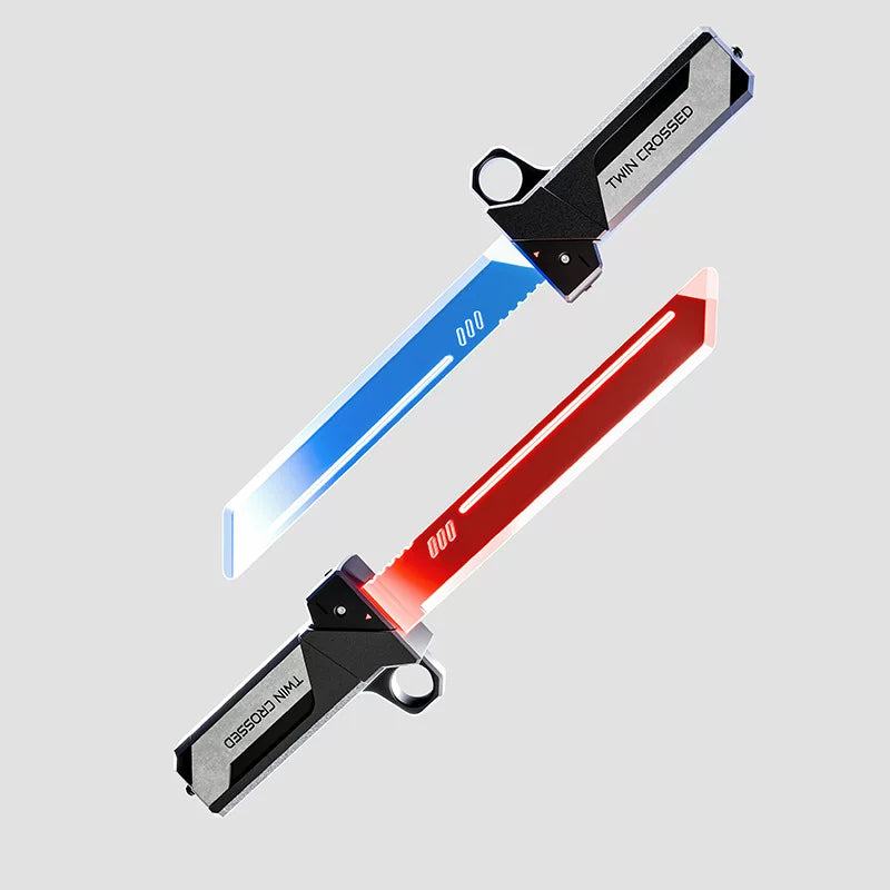 2-in-1 Telescopic Light-Up Sword