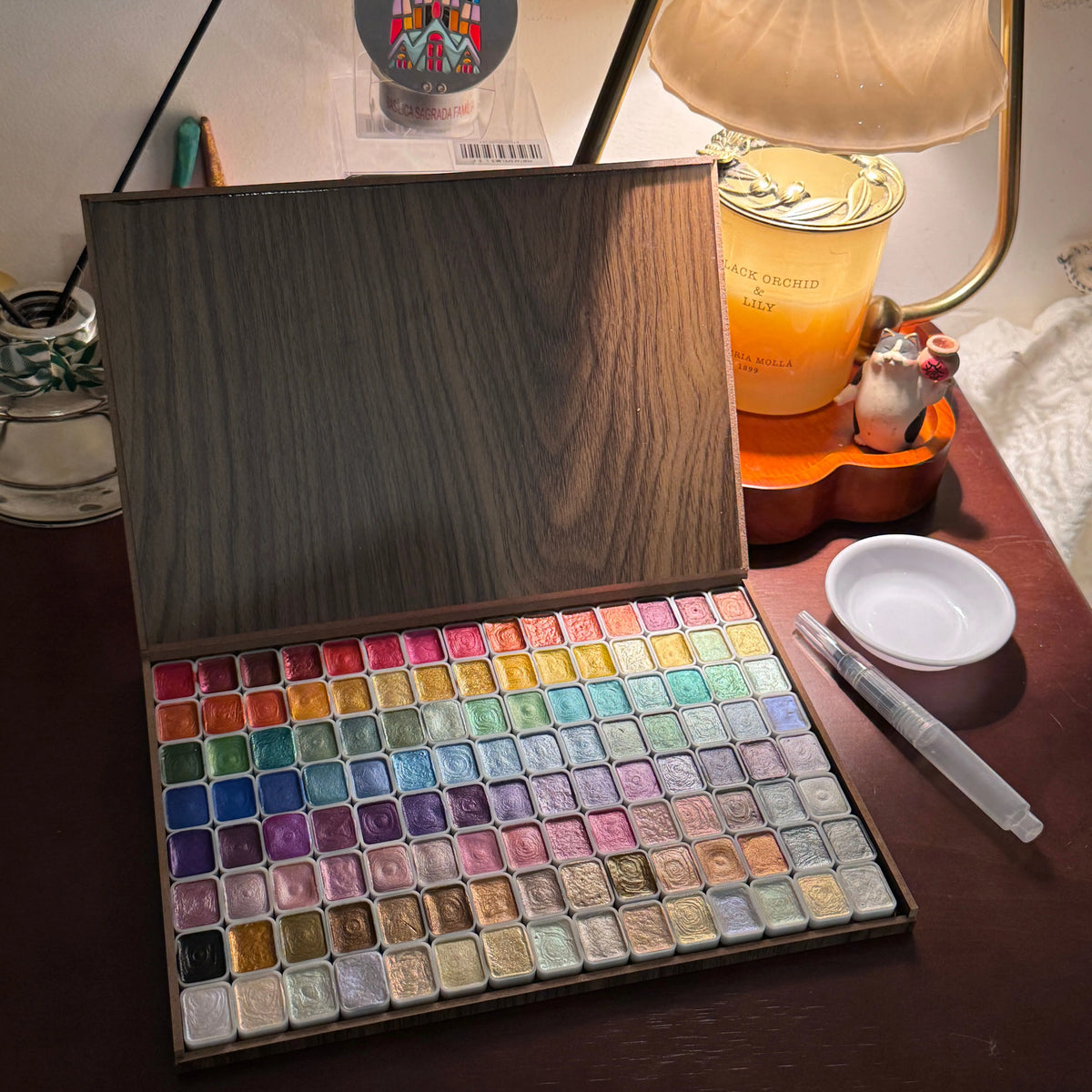 Metallic Pearlescent Watercolor Paint Set