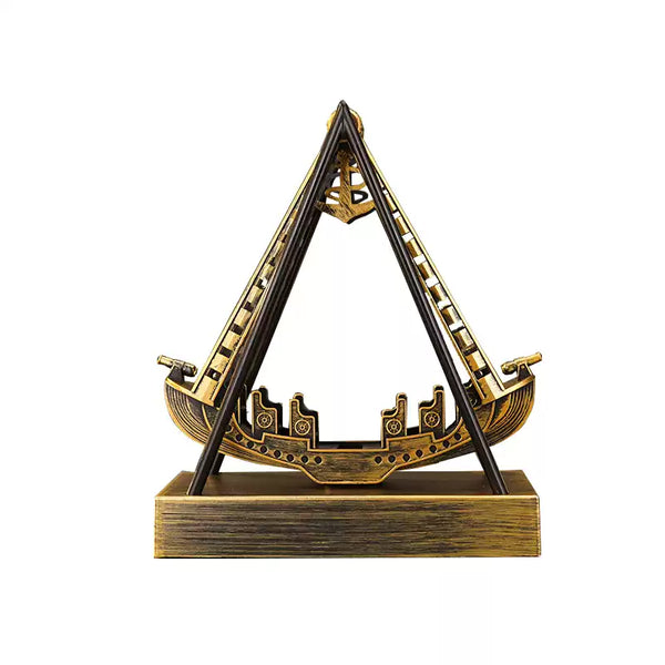 Swinging Pirate Ship Perpetual Motion Desk Toy