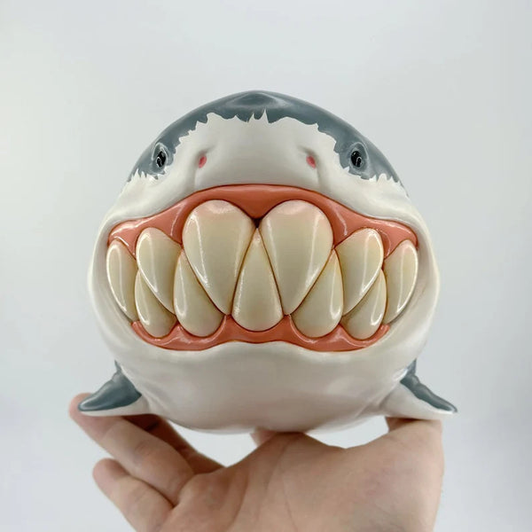 Chubby Grinning Shark Figure