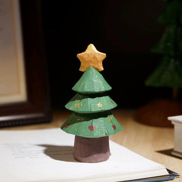 Hand-Carved Wooden Christmas Character Ornaments FantastiKurios