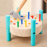 The Little Carpenter’s Hammer Bench | Reversible Wooden Toy Fantastik Curios