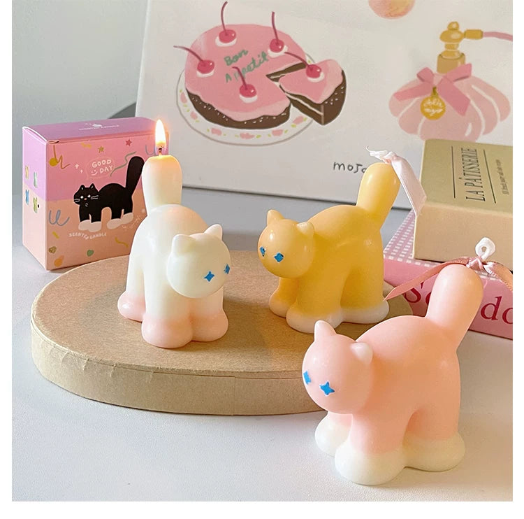 Cat-Shaped Scented Candle Ornament