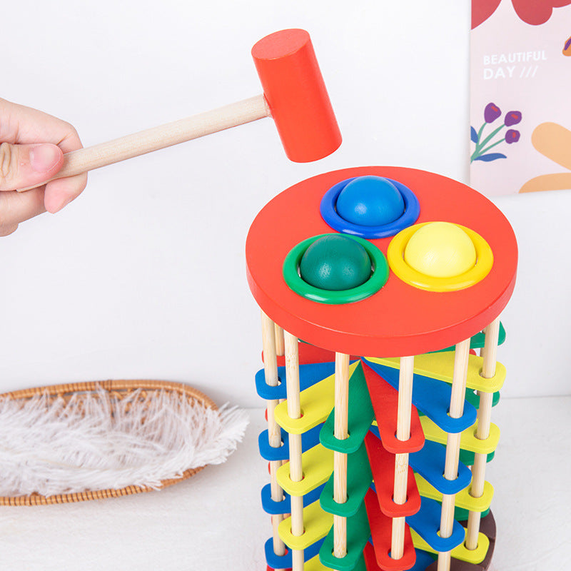 The Spiral Drop | Wooden Hammer & Ball Tower Fantastik Curios