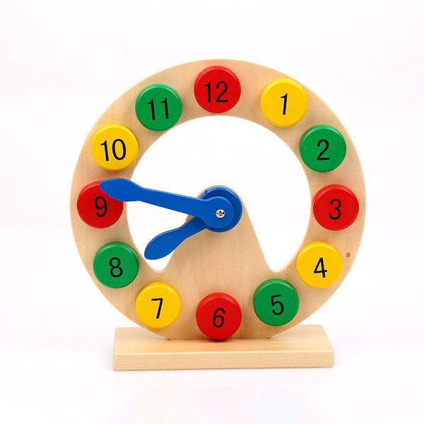 Wooden Teaching Clock – A Hands-On Way to Learn Time