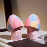 Hand-Carved Wooden Dizzy Mushroom FantastiKurios